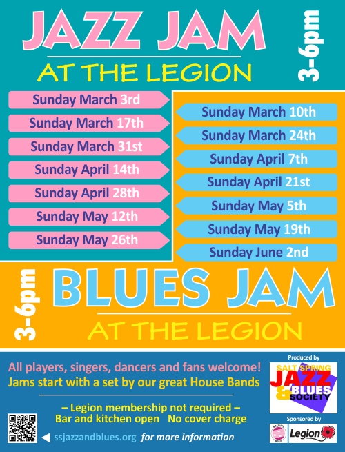 Combo Jazz Blues poster Mar Apr May 24 for web 2